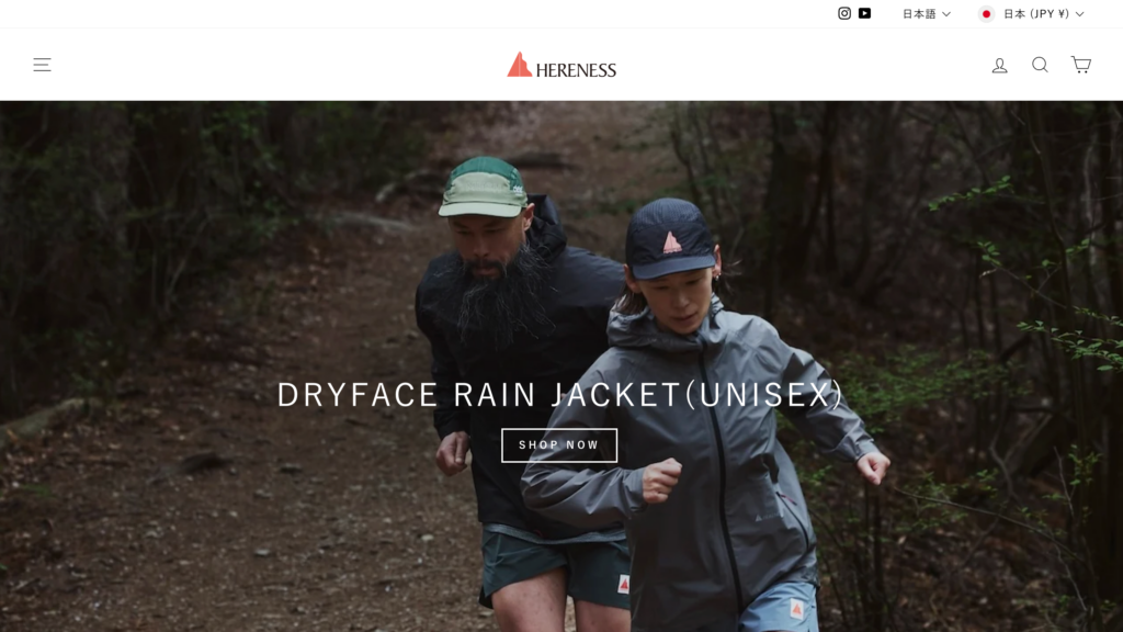 スポーツブランドECサイトのサムネイル